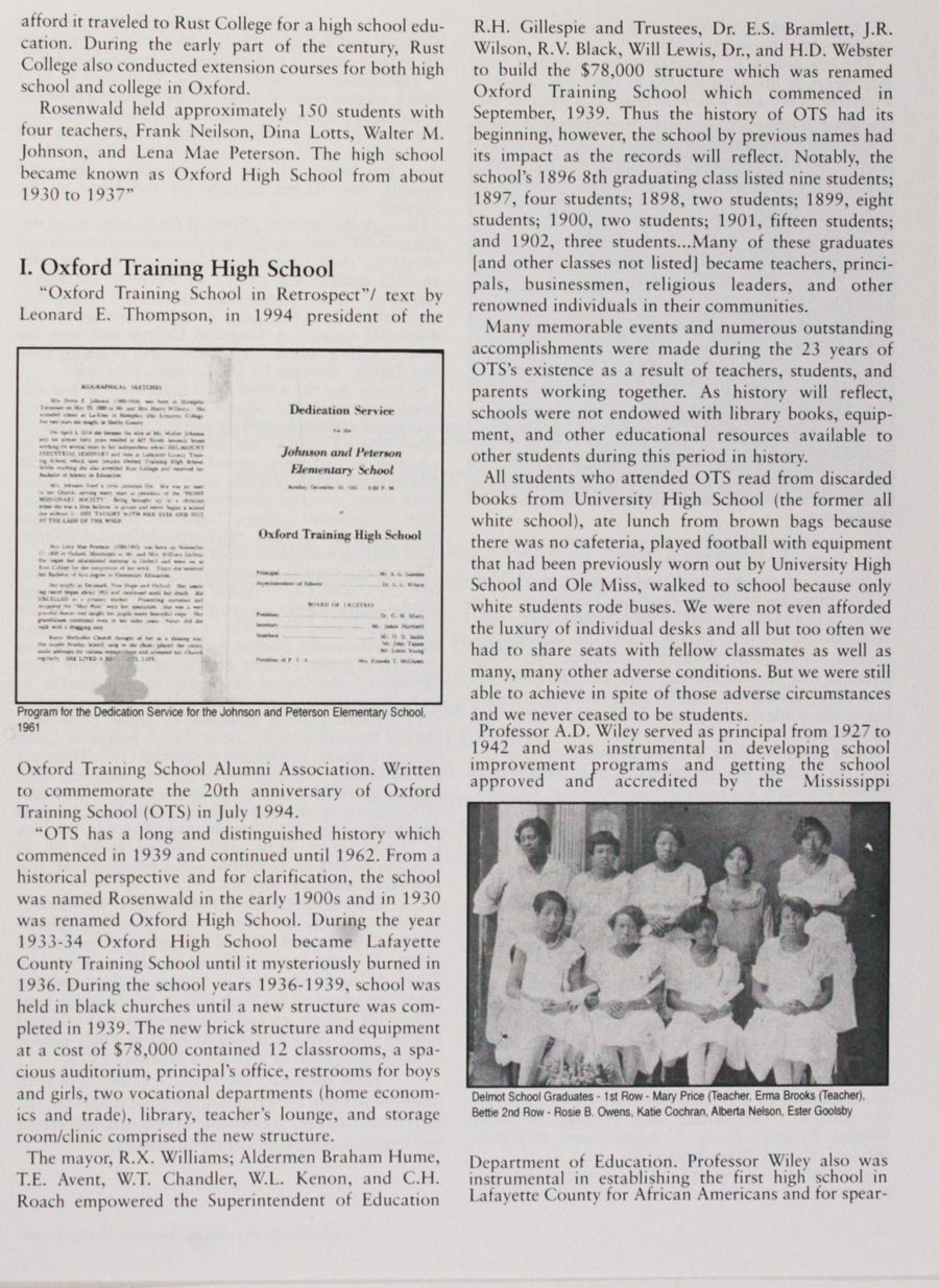 African American History Project page